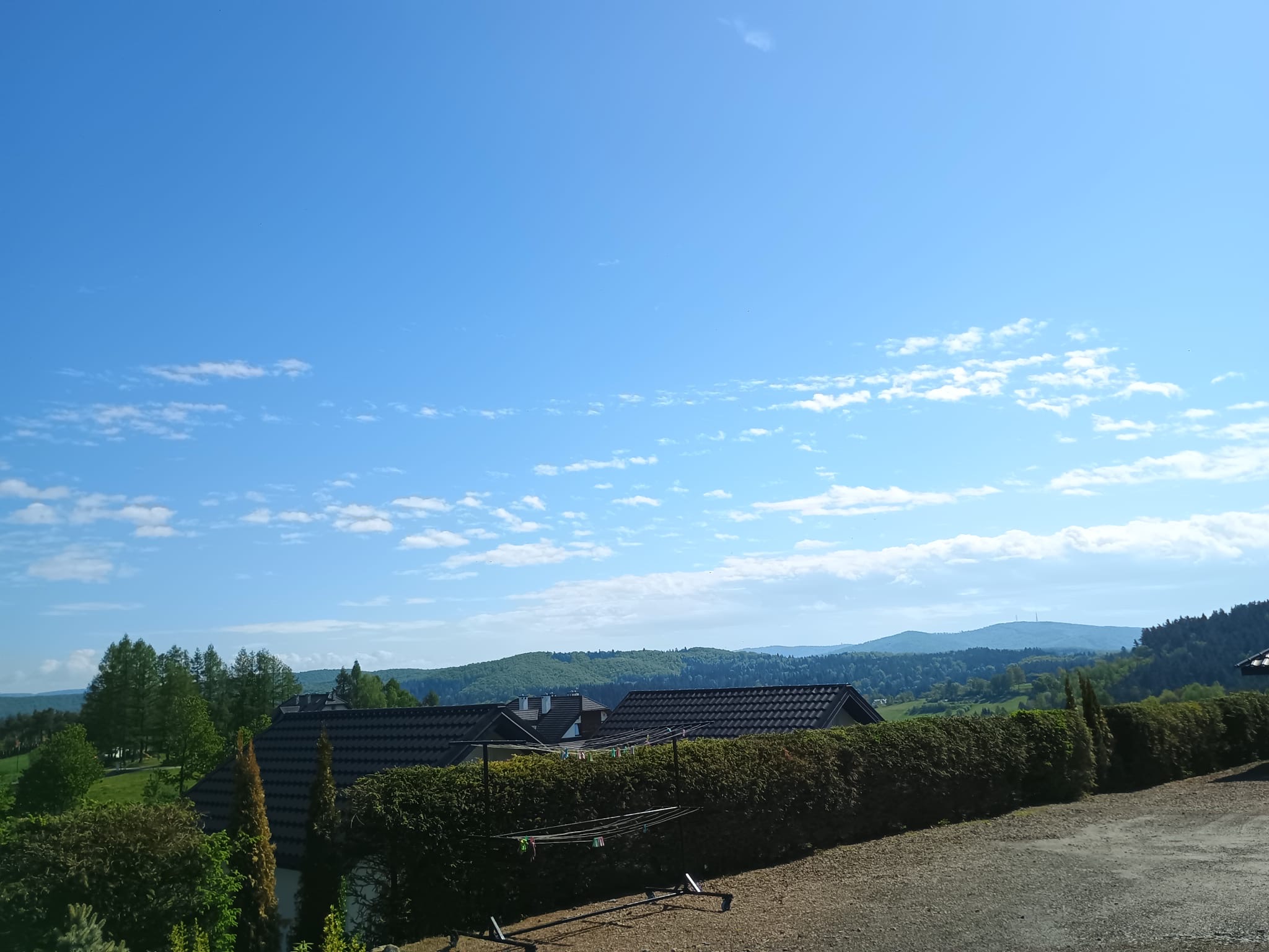 Widok na bieszczadzkie góry